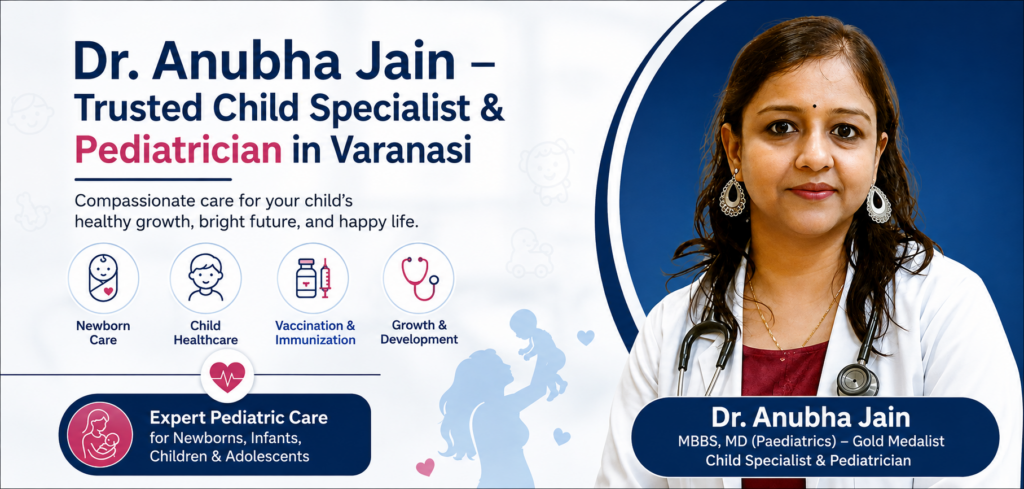 Dr. Anubha Jain – Trusted Child Specialist & Pediatrician in Varanasi