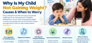 Why Is My Child Not Gaining Weight? Causes & When to Worry