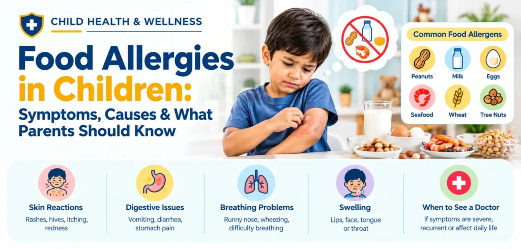 Food Allergies in Children: Symptoms, Causes & What Parents Should Know