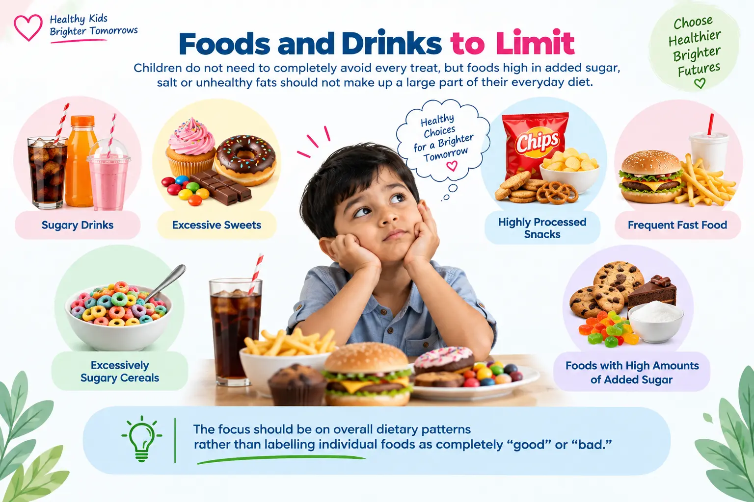 Healthy Diet Plan for Children with balanced nutrition and essential food groups