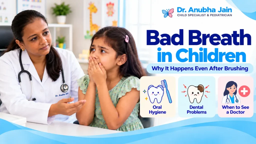Bad Breath in Children – Causes, Oral Hygiene and Pediatric Care