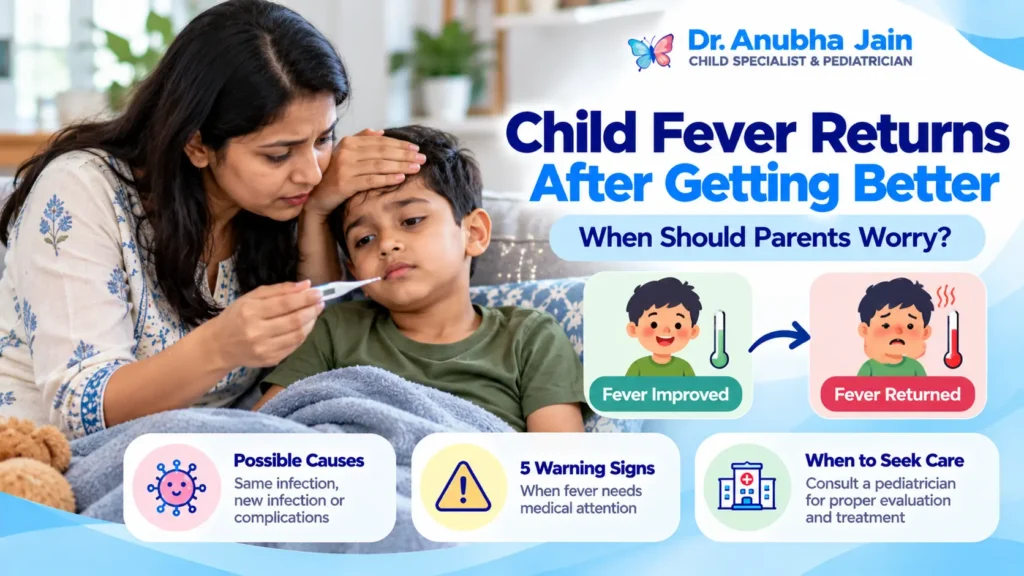 Child Fever Returns After Getting Better: When to Worry?