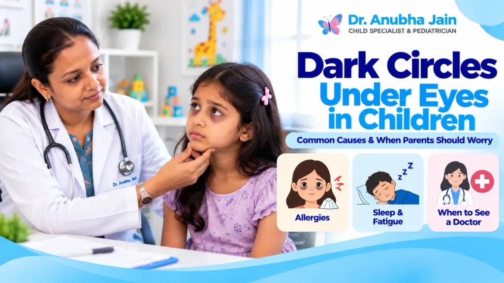 Dark Circles Under Eyes in Children – Allergies, Sleep and Pediatric Care