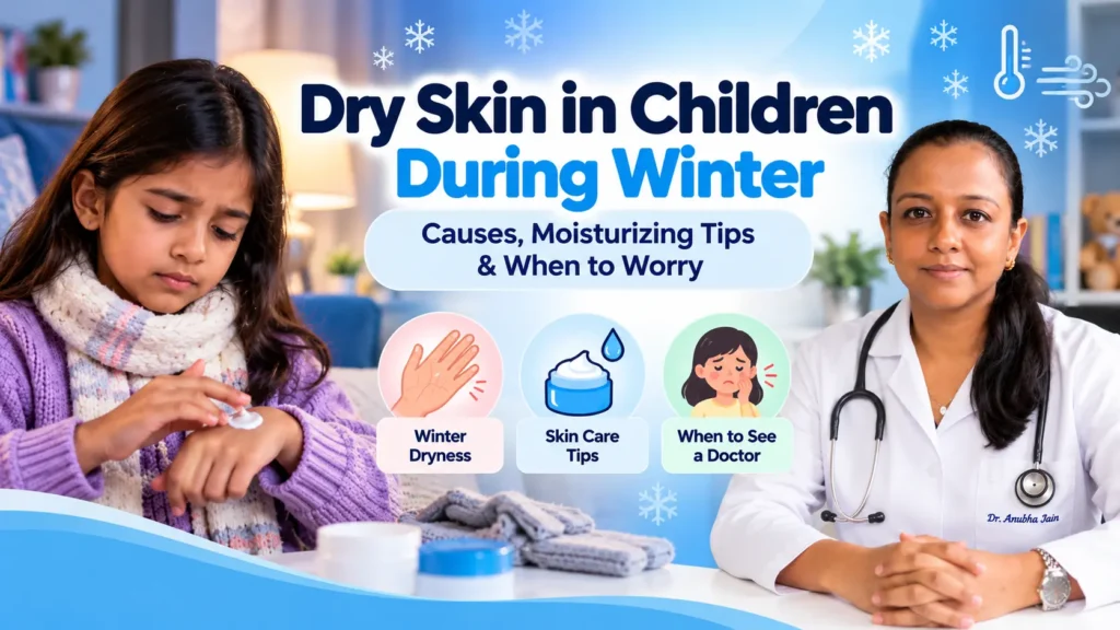 Dry Skin in Children During Winter – Skin Care, Itching and Eczema Warning Signs