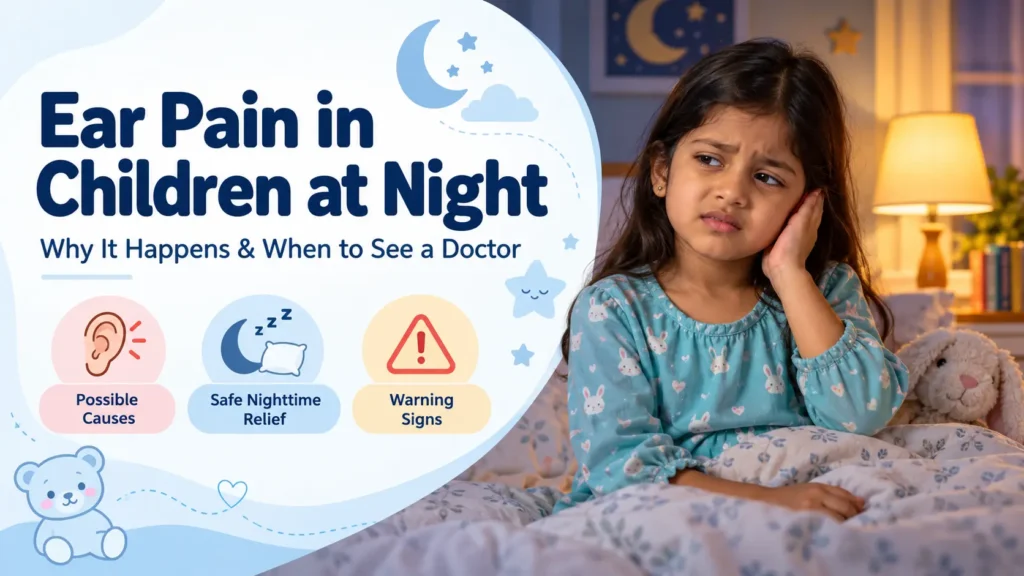 Ear Pain in Children at Night – Causes and Safe Relief