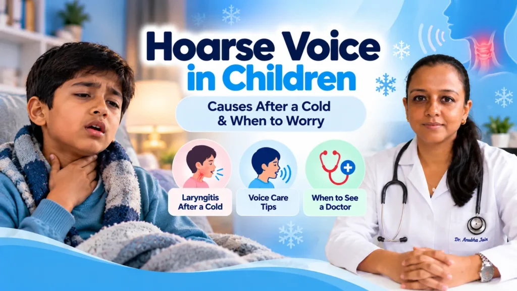 Hoarse Voice in Children After a Cold – Laryngitis, Voice Care and Warning Signs