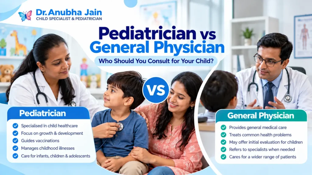 Pediatrician vs General Physician – Differences in Child Healthcare