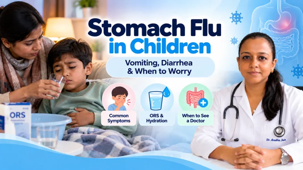 Stomach Flu in Children During Winter: Symptoms, ORS & Care
