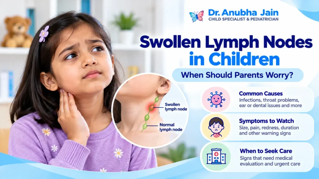 Swollen Lymph Nodes in Children – Causes and Warning Signs